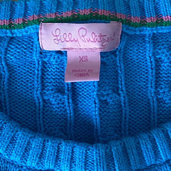 🌴Lilly Pulitzer Cable Knit Sweater - Picture 2 of 3